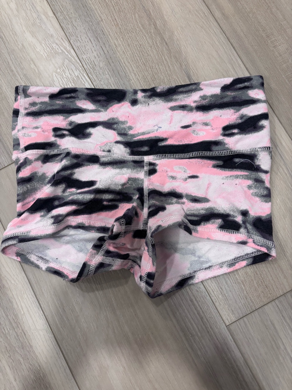 lululemon athletica Pink and Black Patterned Women’s Shorts